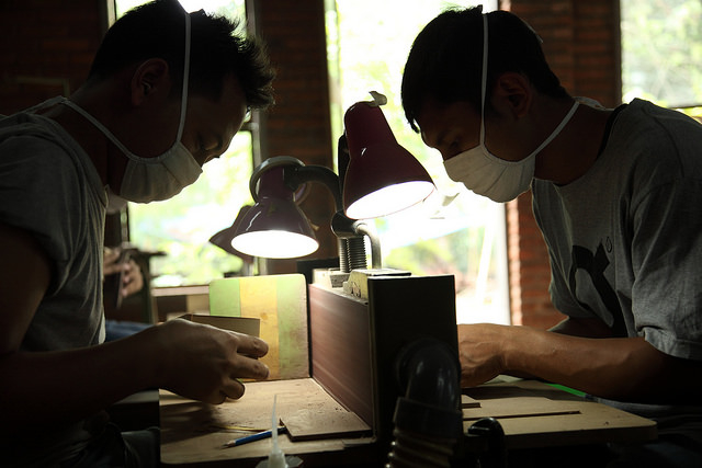 The Magno radio factory workshop is well ventilated and filled with natural sunlight 6 dunn