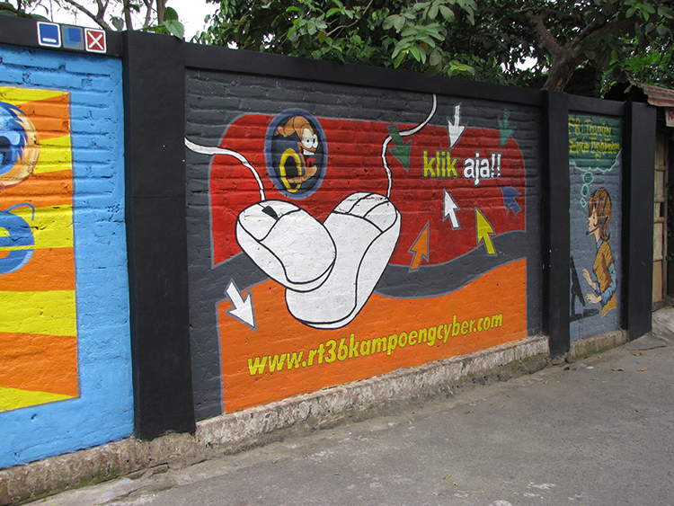 Mural in Kampoeng Taman - Credit: Michael Romanos